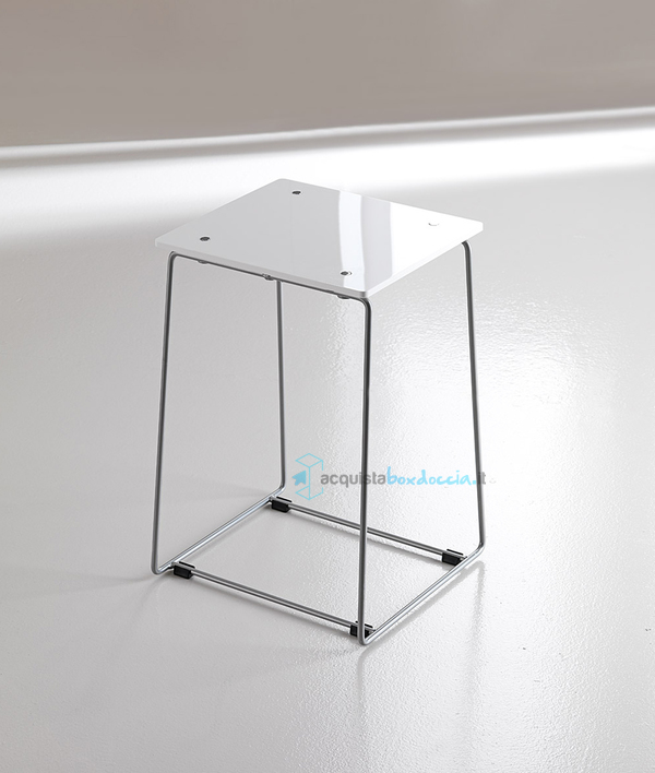 sbabello plexiglass bianco serie bagno hotel capannoli