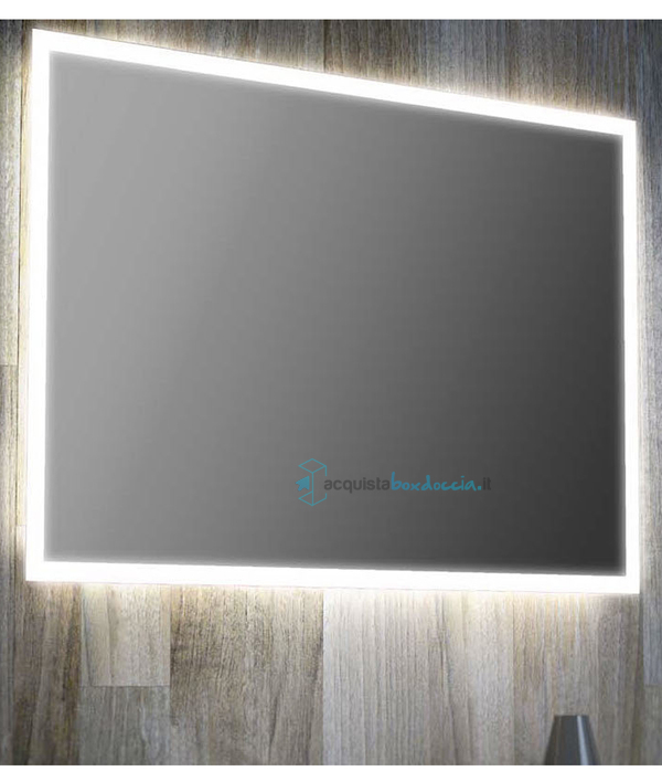 specchio retroilluminato led 160x70 cm art 1031-h serie la progetto