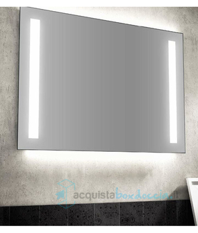 specchio retroilluminato led 90x70 cm art 1005b-b serie la progetto