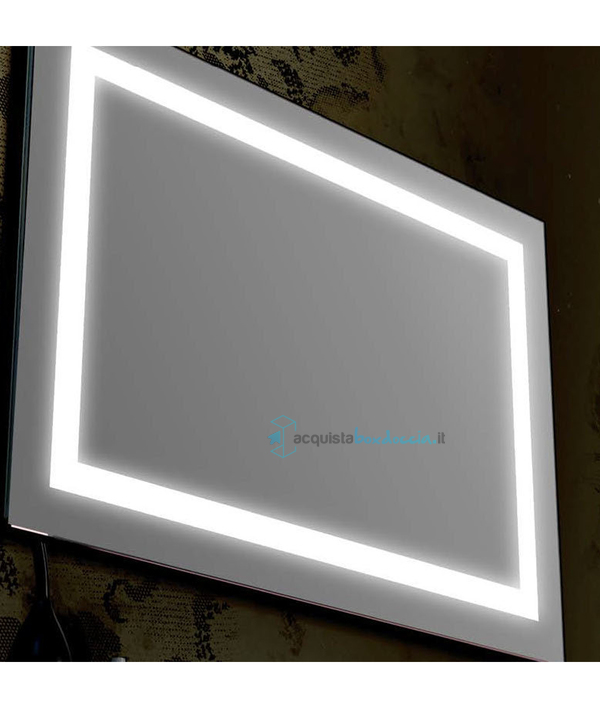 specchio retroilluminato led 90x70 cm art 1004-b serie la progetto