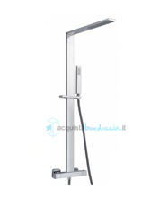 colonna doccia tm3r52sg7cr in acciaio serie sphera