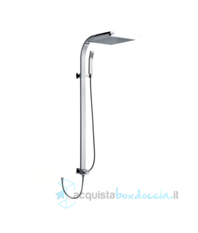 colonna doccia cl2155nc3cr in ottone serie sphera