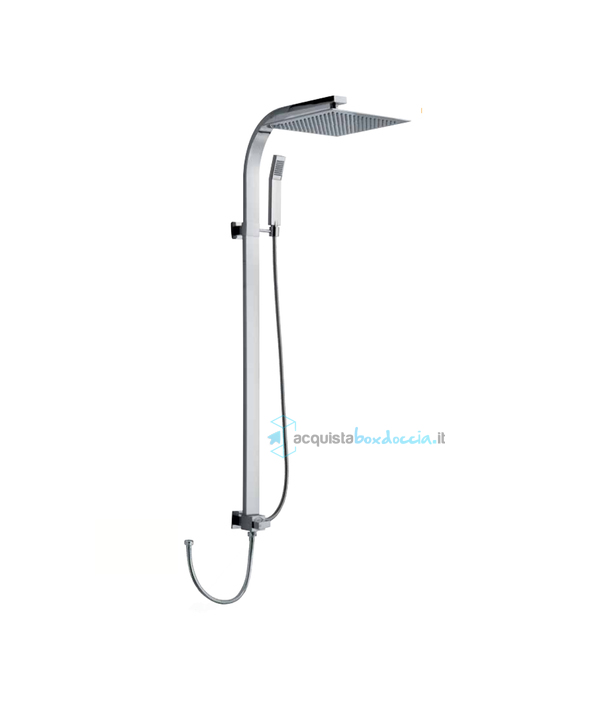 colonna doccia cl2155nc3cr in ottone serie sphera