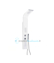 colonna doccia clal11cc3bi in alluminio serie sphera