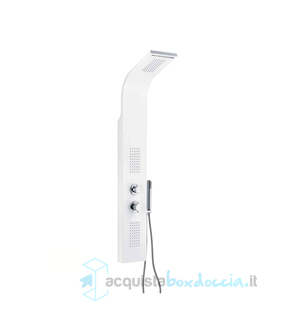 colonna doccia clal11cc3bi in alluminio serie sphera