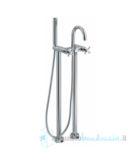 colonna vasca cl2165cc3cr in ottone serie sphera