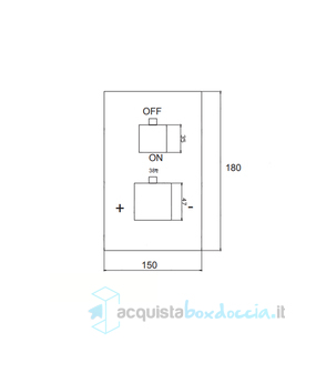 miscelatore tm4q in ottone termostatico doccia incasso serie sphera