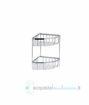 angoliera porta oggetti acoan2 in ottone serie sphera