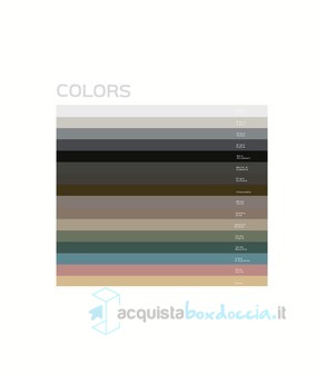 piatto doccia rettangolare texturizzato effetto ardesia in marmo-resina 70x200 cm - rocky classic easy