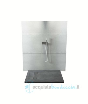 piatto doccia rettangolare in texolid 100x120 cm - riverside