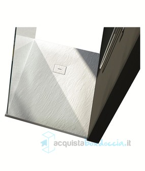 piatto doccia rettangolare in marmo-resina 90x180 cm - rocky special