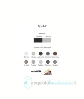 piatto doccia rettangolare in marmo-resina 80x130 cm - tagli