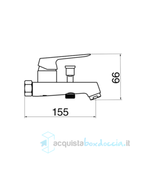 miscelatore vasca cromato completo di kit doccia, flessibile, supporto e multigetto serie dream