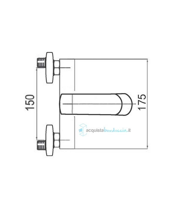 miscelatore vasca cromato completo di kit doccia, flessibile, supporto e doccia multi getto serie lm